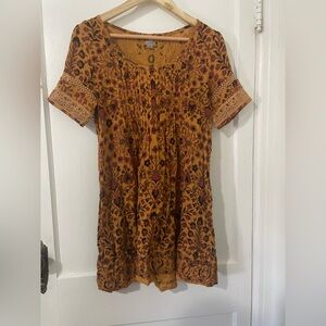 4/&20! Boho Floral Print Women's Dress